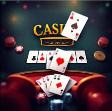 Bandar Poker table layout with dealer and player positions