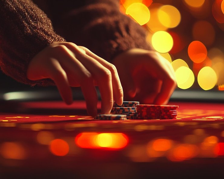 Spadegaming live-dealer table with multi-camera broadcast